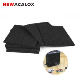 NEWACALOX 6 pçs/lote Esponja de Filtro de Carvão Ativado Para Aparelho de Fumaça de Escape de Soldagem Absorvedor de Fumaça Esd Extrator de Fumaça