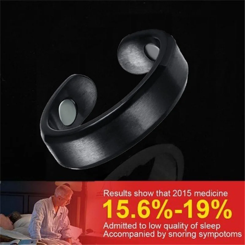 Anti Snoring Apnea Sleeping Device Acupressure Anti Snore Ring Treatment Reflexology Promoting A Better Quality Of Sleep