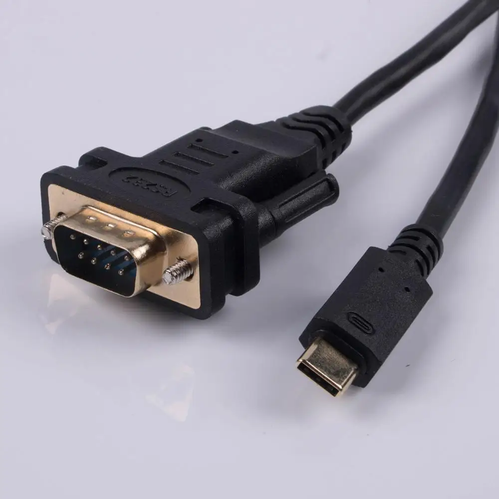 FTDI FT232RL USB C TYPE C to DB9 RS232 Serial Adapter Converter Cable 6ft Support Win11/10/8/7/XP/Android/Mac/Linux/Vista