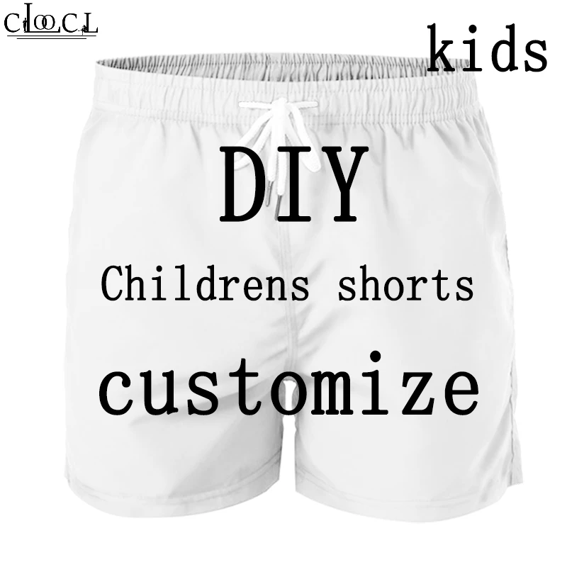 Fashion Children's Shorts 3D Print DIY Personalized Design Kids Image/Photo/Star/Singer/Anime Casual Boy Girl Shorts M199