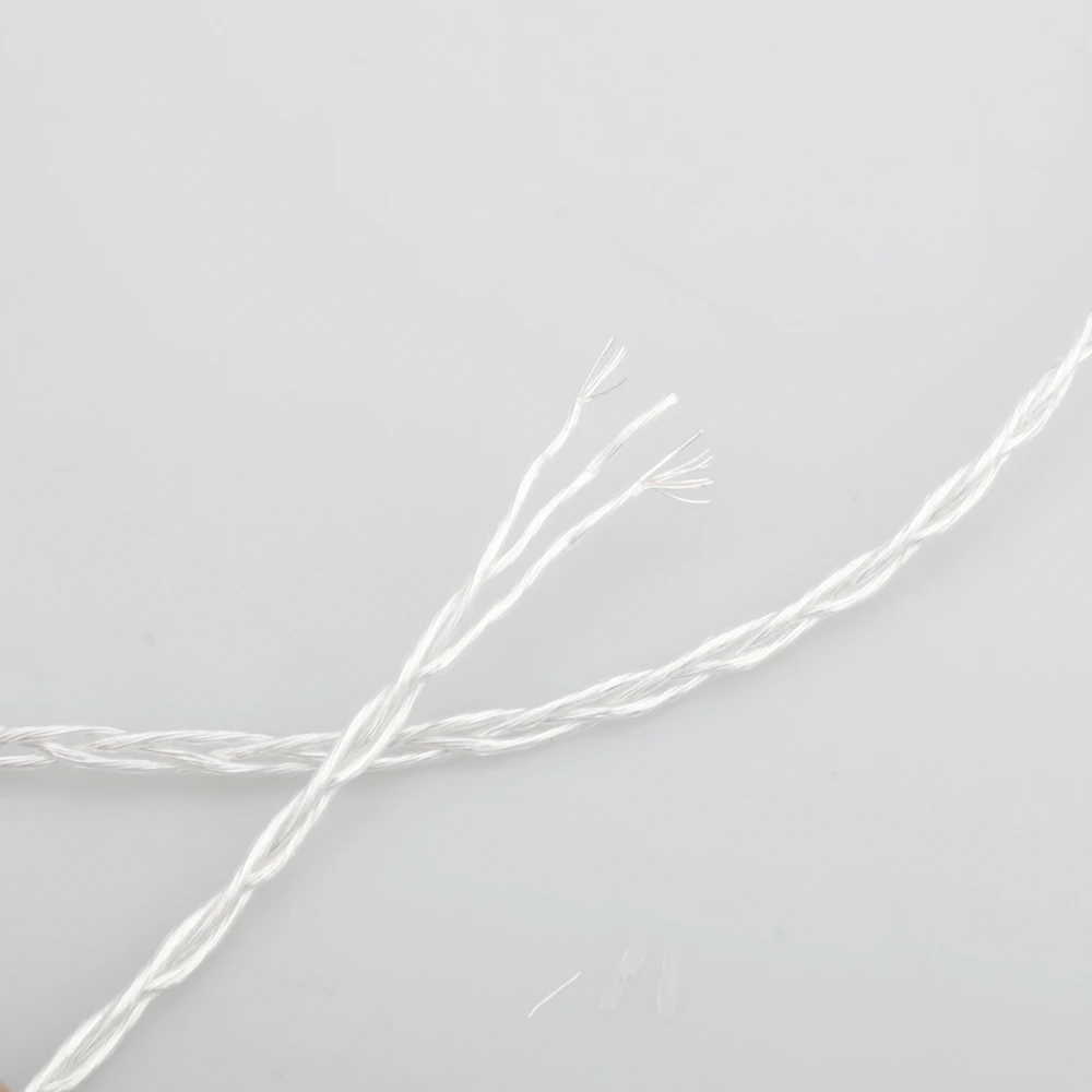 Audiocrast 3AG Bạc Audio Dây Cho DIY RCA Đồng Hồ Đeo Tay Liên Thông Cáp Cân Bằng Cáp Hi Cấp Hifi Số Lượng Lớn Dây