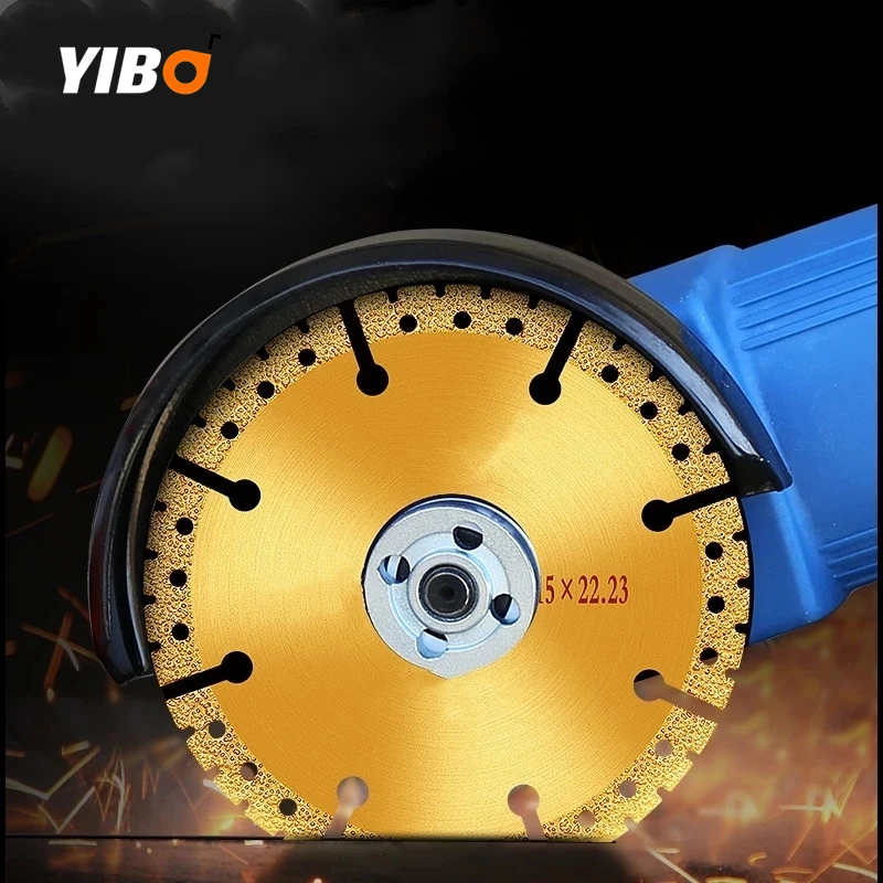 Vacuum Brazed Diamond Saw Blade For Steel Metal Stone Cast Iron Rebar Aluminum All Purpose Demolition Cutting Disc