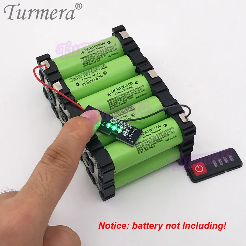 

Turmera 5S 21V 18V Battery Capacity Indicator LED Display for 5S1P 5S2P 18650 Lithium Batteries Electric Drill Screwdriver Use A