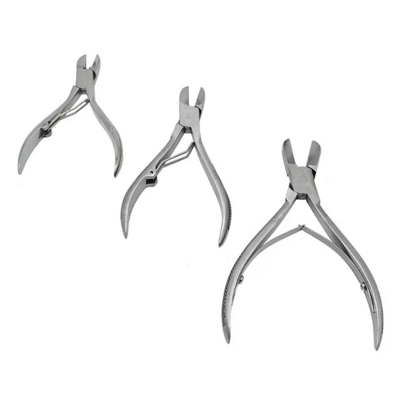 10 pcs Piglet teeth tooth cutter stainless steel cutting device clamp plier curved tip piggery farming veterinary equipment