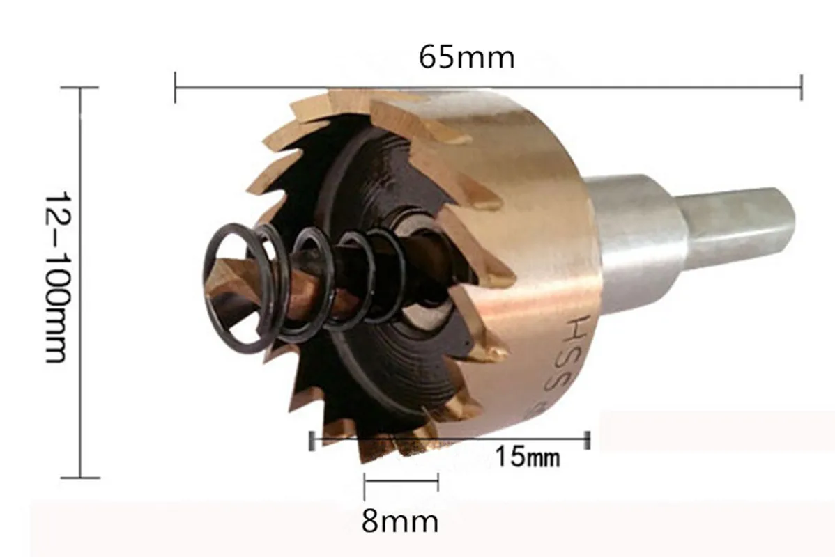 High Speed Steel Metal Hole Opener For Metal Iron Plate Opening Punchers M35 Cobalt Core Drill Bit