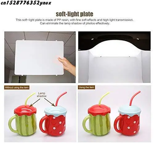 Sanoto Professional Photographic Lighting Softbox Photo Photography Studio led photo Light Box k60 for 220/110V EU US UK AU