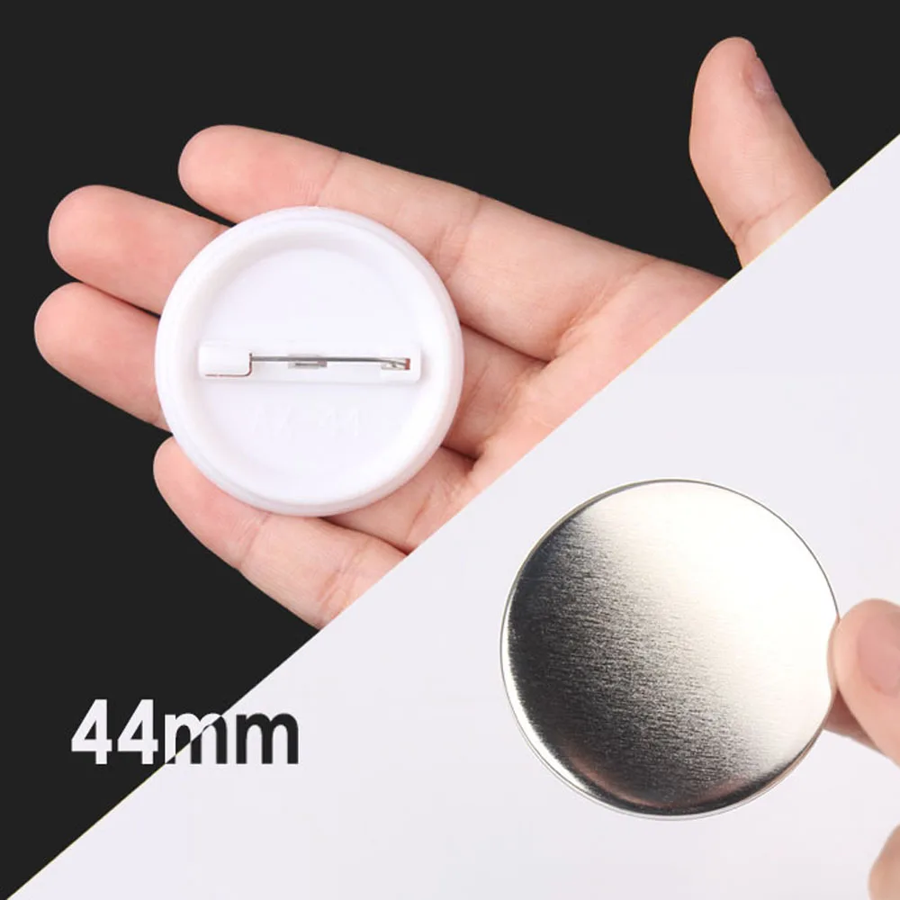 Pulsante Pin vuoto Badge materiale parti rotonde fai-da-te creazione di materiali per la fabbricazione di Badge componenti