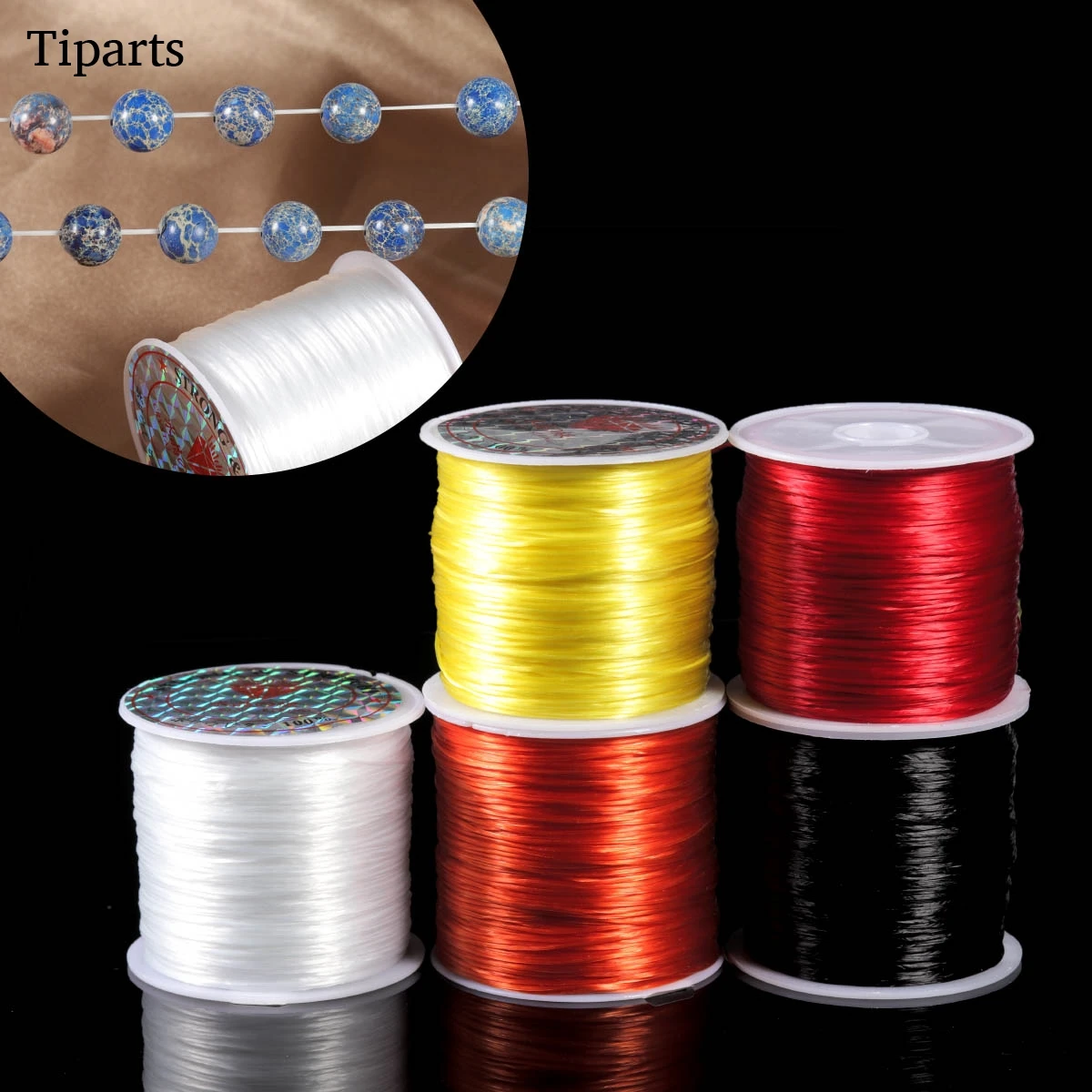 10M/Roll Elastic Beading Cord 1mm Strong Crystal Line Stretch Thread String For DIY Necklace Bracelets Jewelry Making