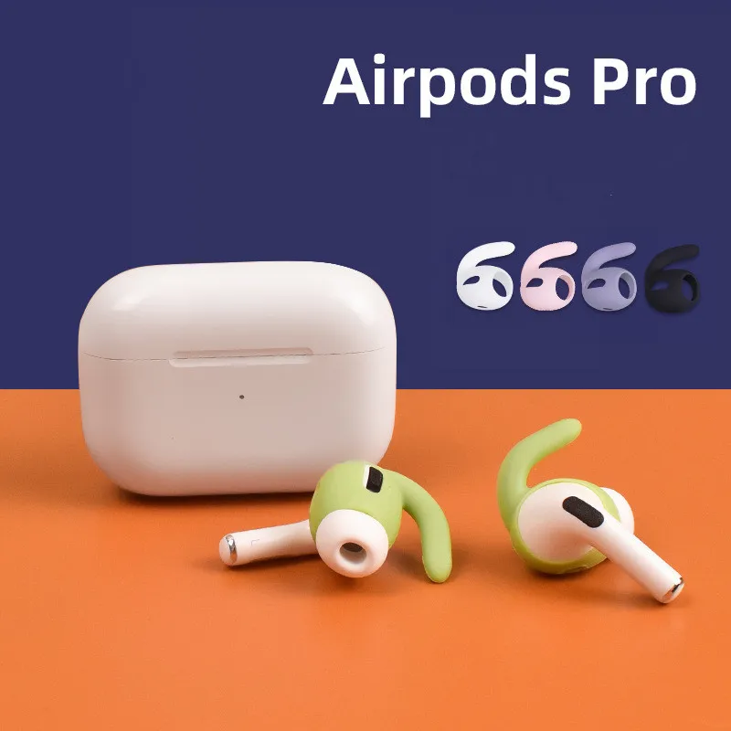 for Airpods Pro Silicone Earbuds,3 Pairs Anti Slip Earplugs Covers Ear Cap Tips, Ear Hooks Sleeves for Airpods Pro Headphones