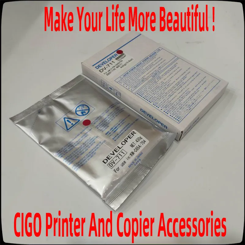 

Refill Developer Toner For Konica Minolta bizhub 654 754 C654 C754 C654e C754e Printer,DV-711 DV711 DV 711 Developer Powder,430g