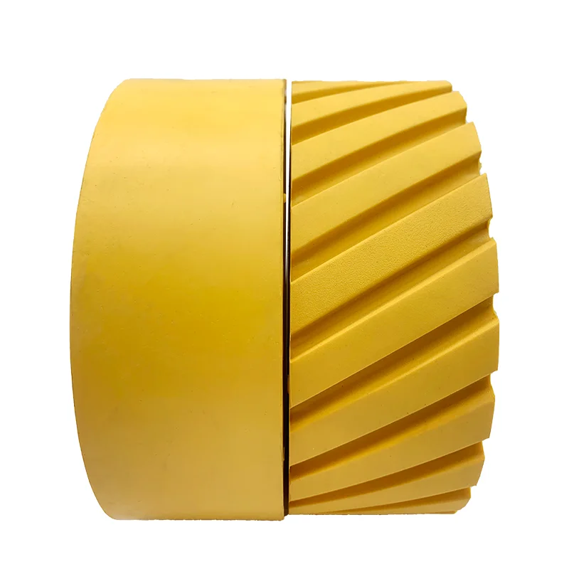 عجلة سطح لآلة مستو أربعة جوانب ، نقل الألومنيوم الأساسية دائم ، D120 * d30 * H50 و D140 * d35 * H50 ، 1 قطعة