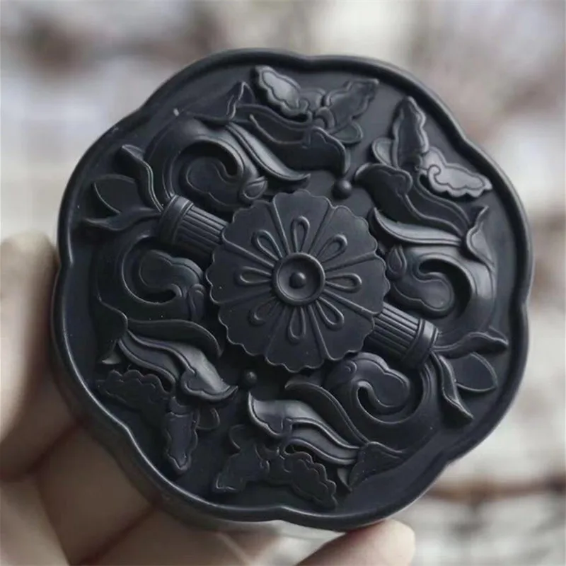 Classic Flower Soap Making Mold Handmade DIY Natural Soap Molds Silicone Flower Mould for Scented Candle Moulds Round Shape Mold