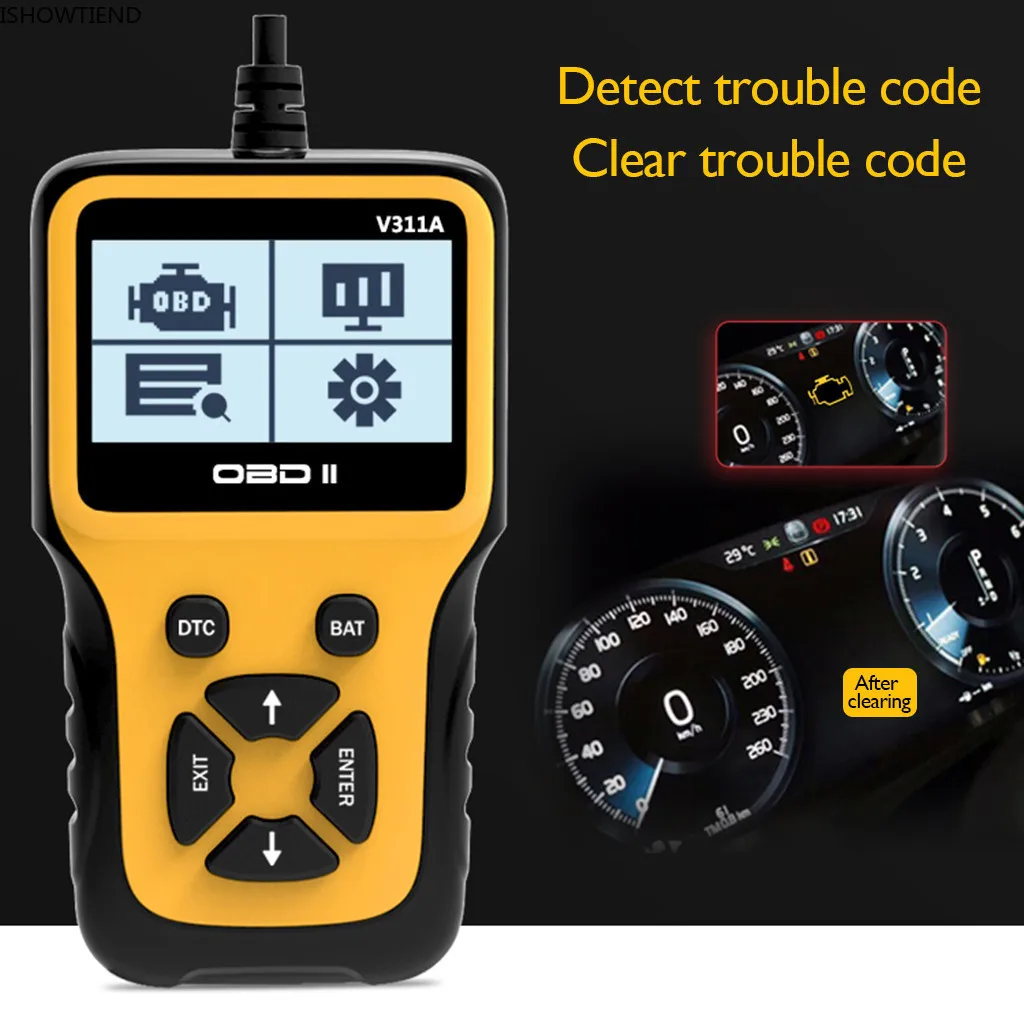 

OBD 2 Car Diagnostic Tool Battery Voltage Detection Car Battery Tester Automobile Inspection Tool Car Accessories Battery Tester