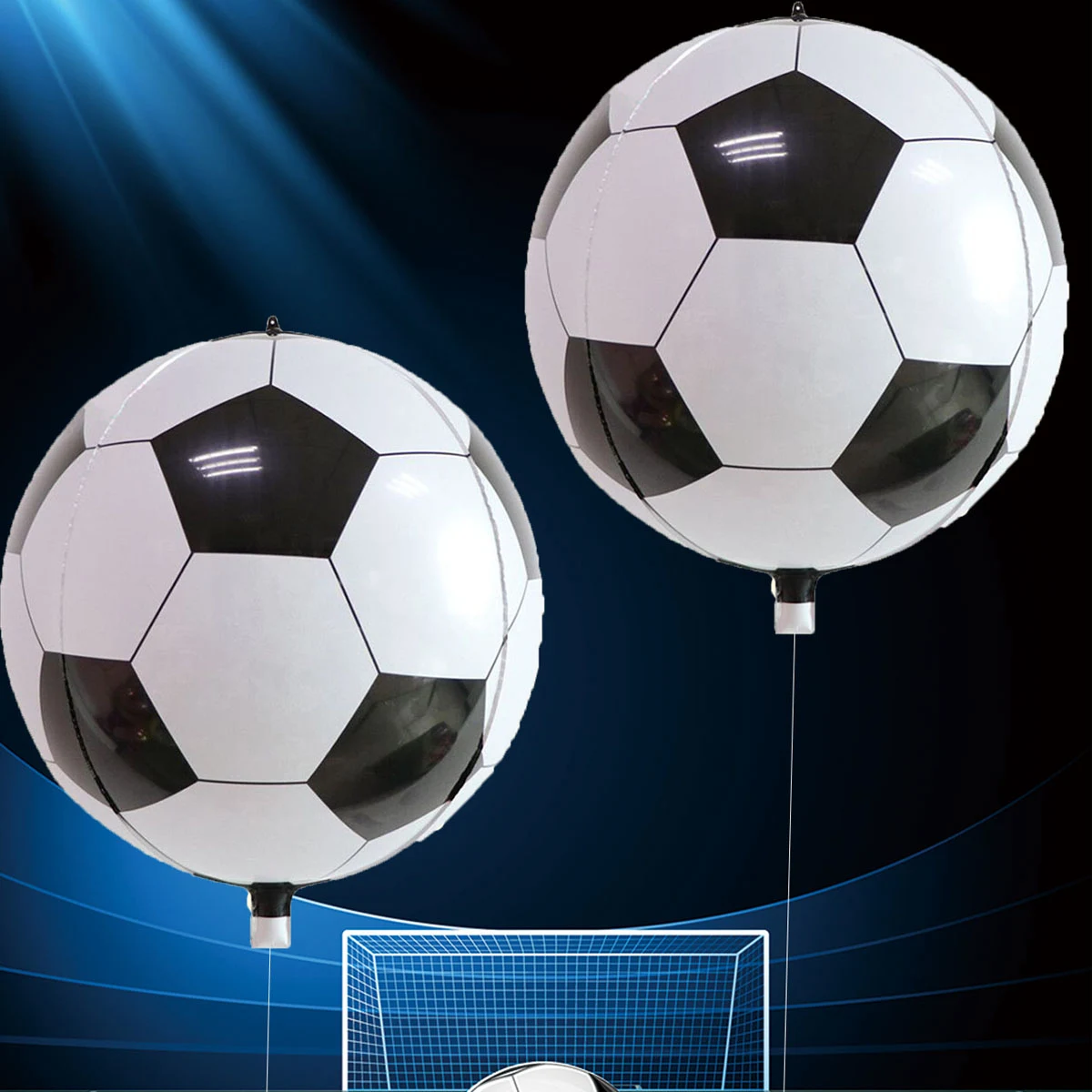 2pcs 4D Football Foil Balloons Stereoscopic Globe Basketball Children\'s Birthday Party Decoration Kid\'s Children\'s Day Gifts