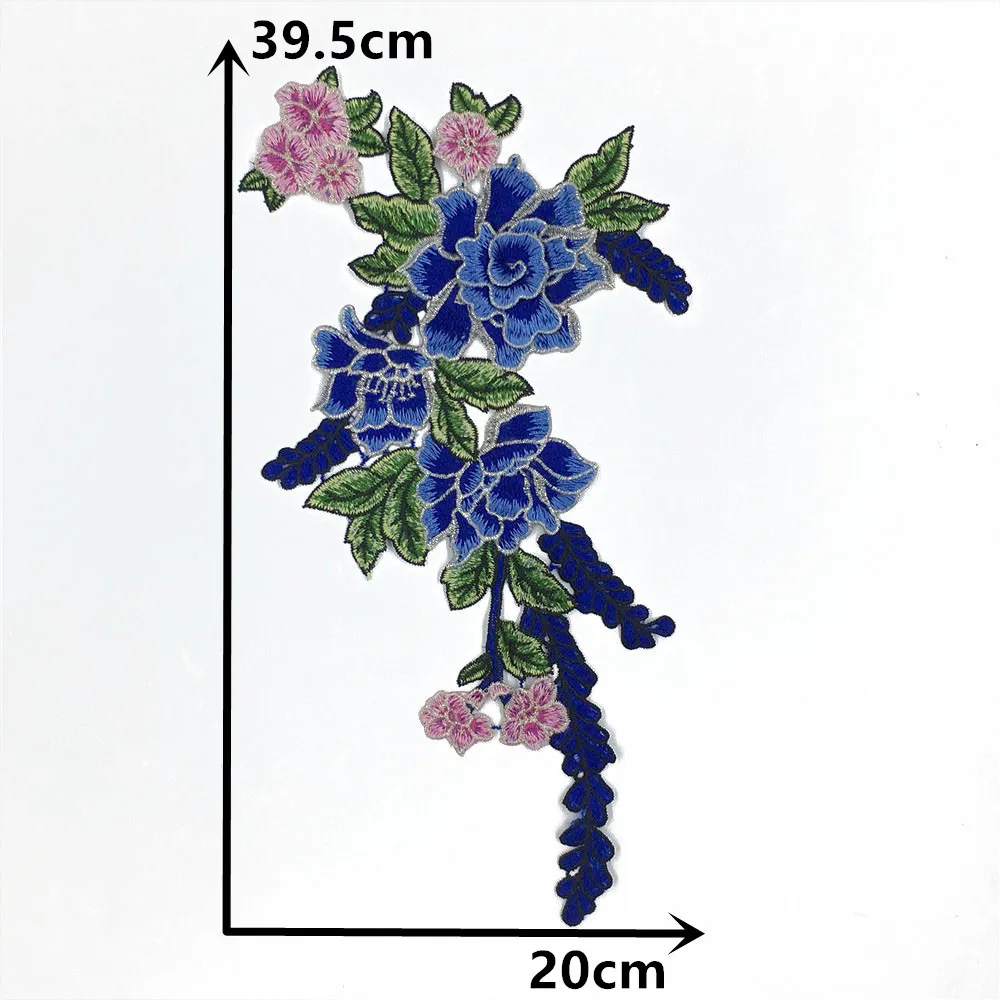 High Quality Embroidery Polyester 3D Flower Collar DIY Lace Fabric Decoration Dress Sewing Applique Accessories