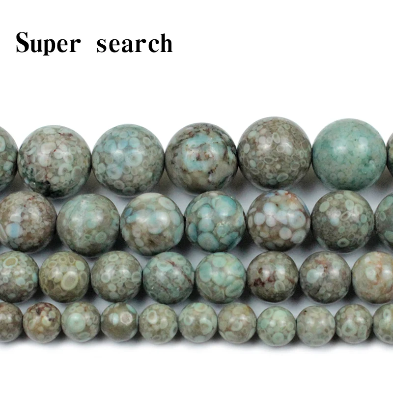 6/8/10/12mm Natural Dark blue Coral Jad Stone Loose Beads For Jewelry Making DIY Women Bracelet Necklace Accessories