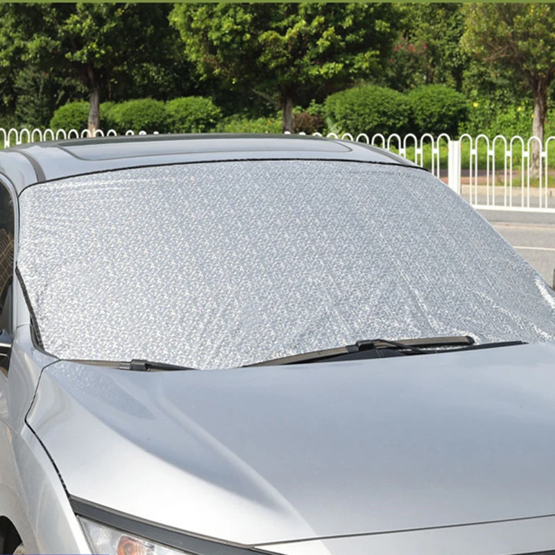 Car Front Window Screen Cover Auto Sun Cover Car Windshield Shade Dust Protector Anti Snow Frost Ice Shield Car Windscreen Cove