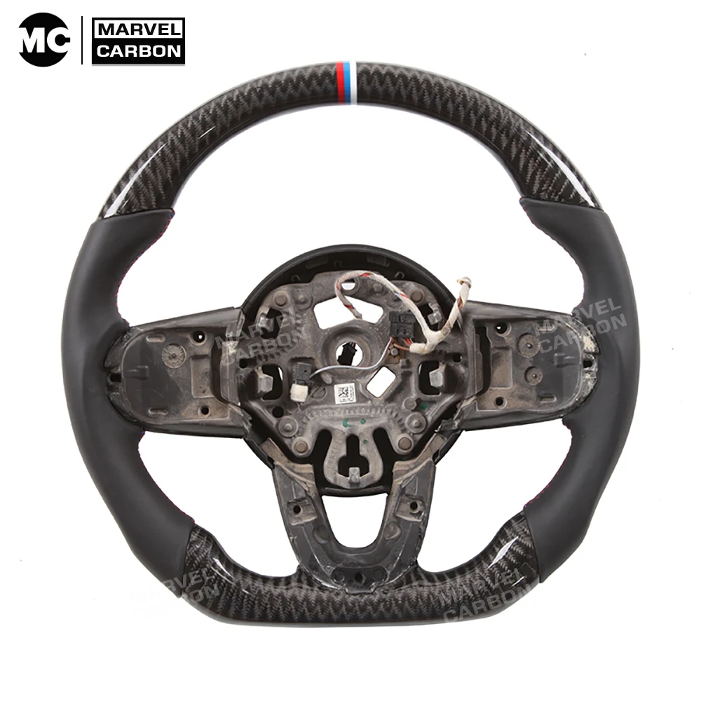 100% Real Carbon Fiber Steering Wheel for Mini  R61 F55 F56 JSW Cooper Clubman Countryman  CF