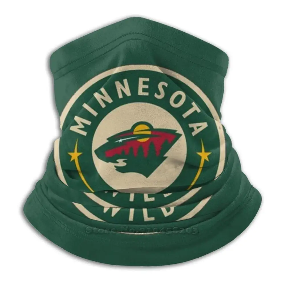 Wild Bear Club In Minnesota sciarpa scaldacollo scaldacollo copricapo maschera da ciclismo Logo palla da Hockey Ice Snow Bear Us America Detroit