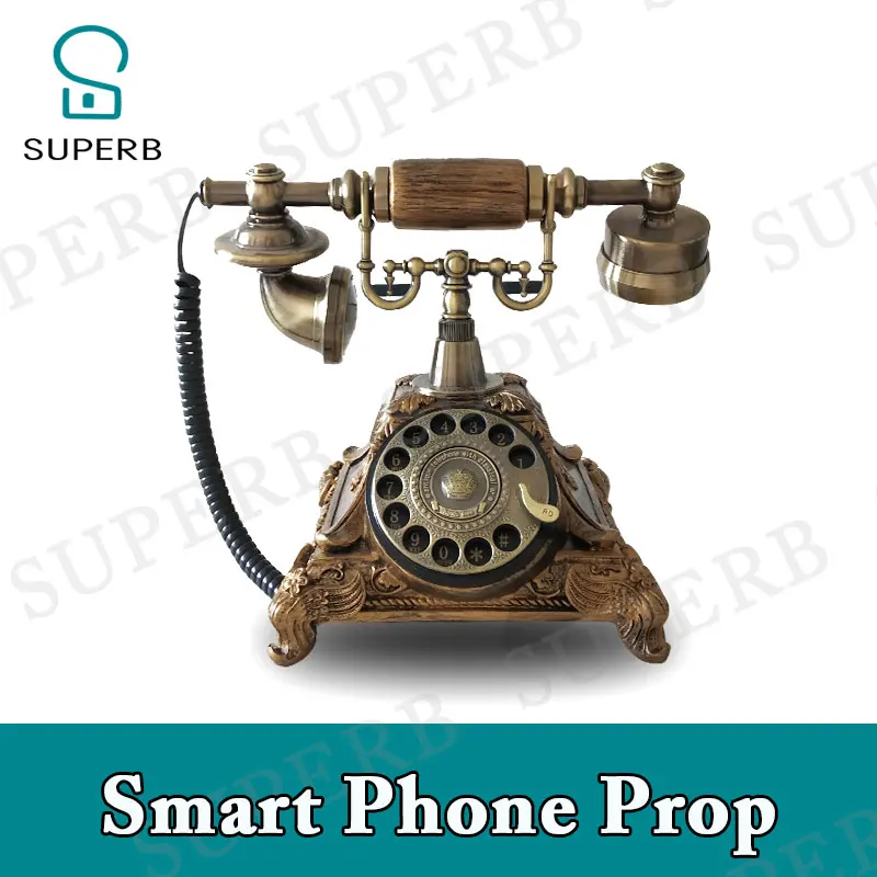 Superb Escape Room Horrible Smart Phone Game Props Coming Call to get Audio Call Dial Right Password to Unlock Smart Phone Prop