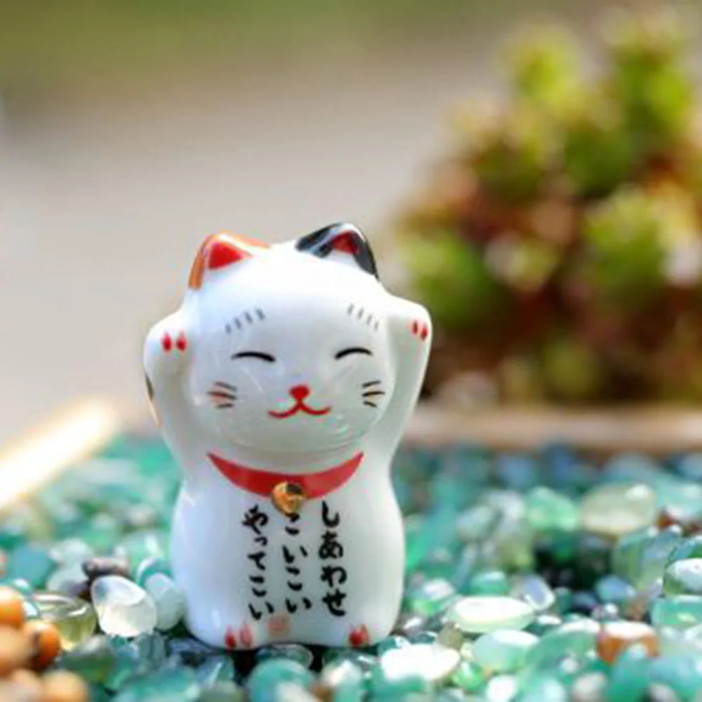 Hot Lucky Cat Chopsticks Holder Japanese Ceramic Chopsticks Care Ceramic Lucky Cat Home Hotel Ceramics Cute Tableware Food Sushi