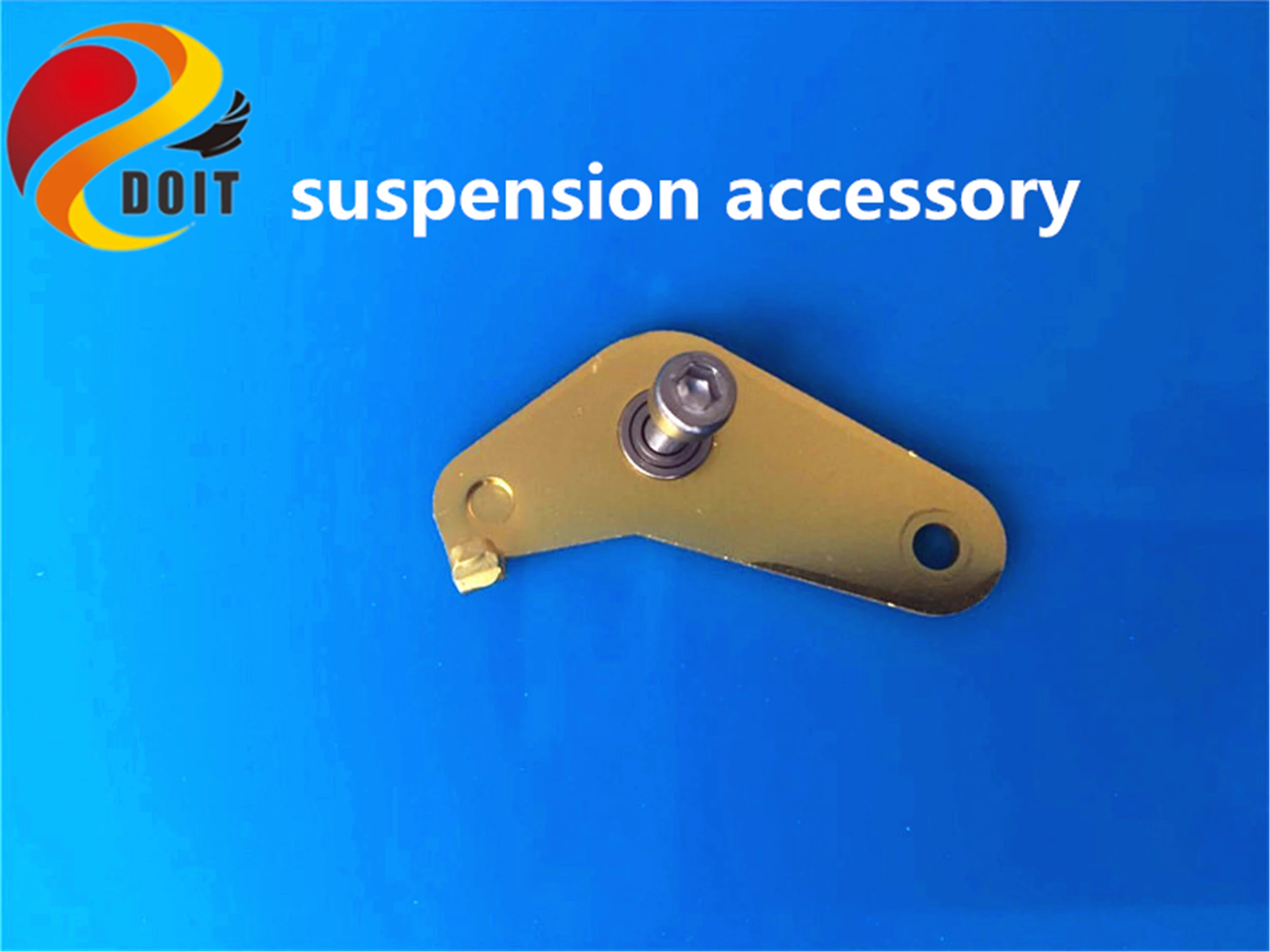 SZDOIT Rueda de carga de absorción de impactos de metal con accesorio de suspensión Doble rodamiento para piezas de chasis de tanque de robot RC