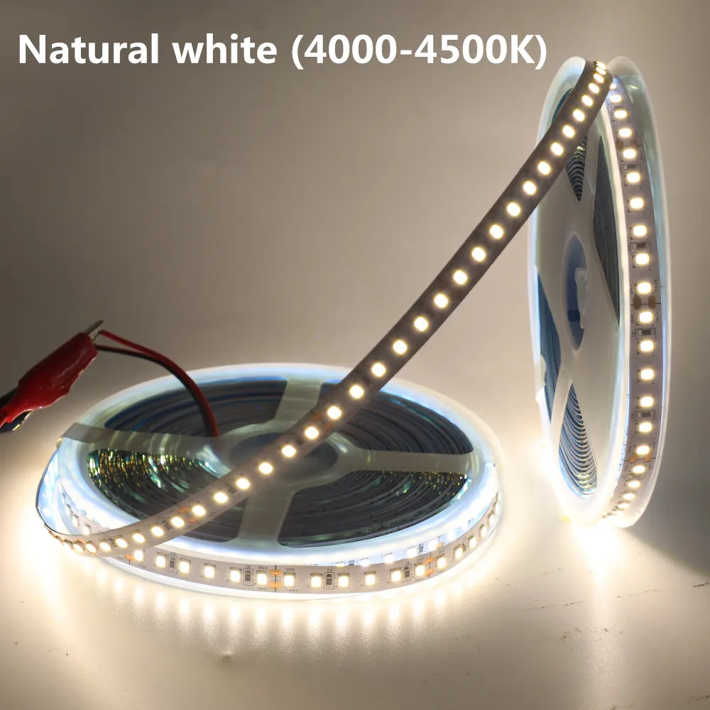 LED Strip 24V 20M SMD 2835 120LEDs/m Home Light Strip Flexible Cuttable Whole Length Is 20m Soft Lamp Bar White Warm White