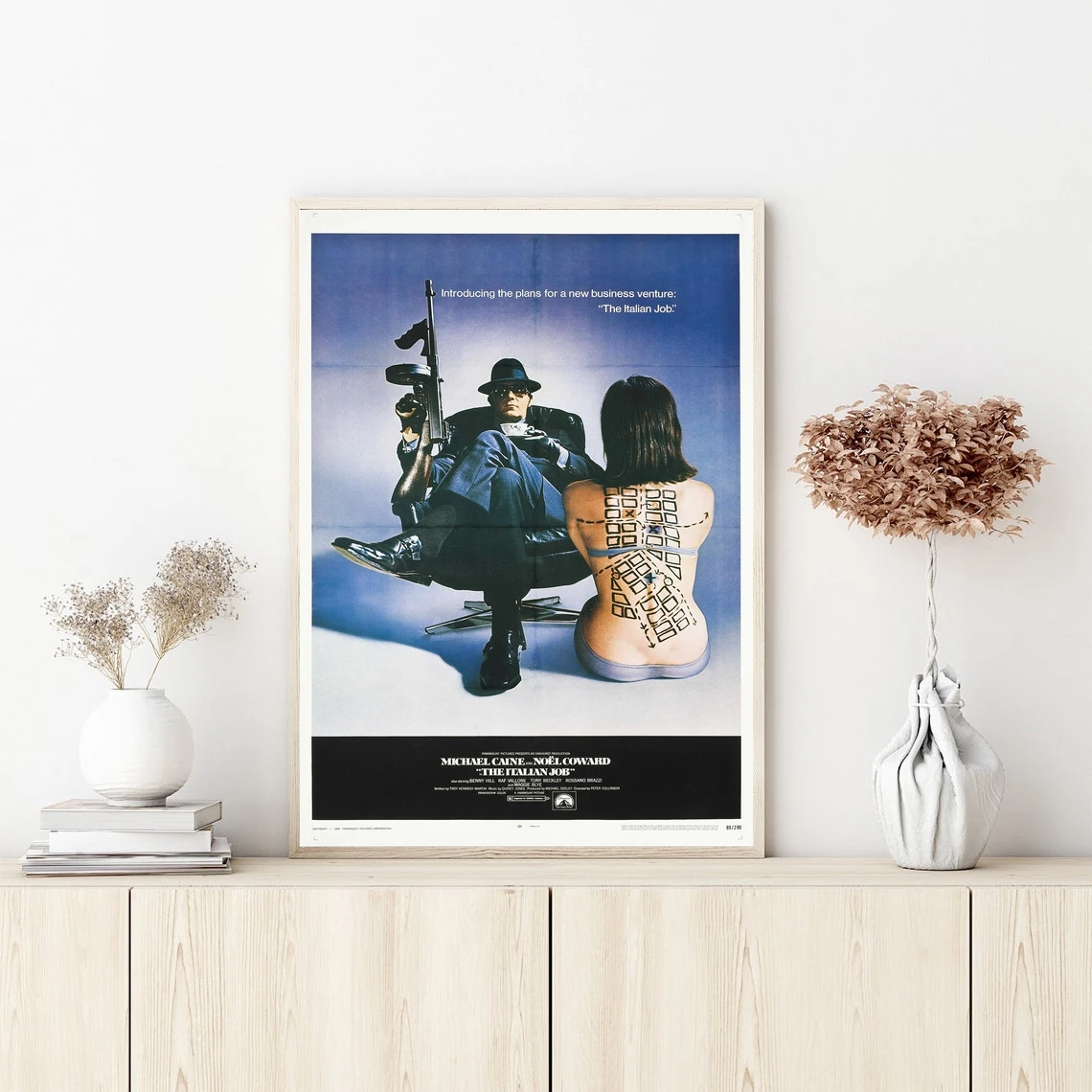 The Italian Job Movie Cover Poster Prints Art Canvas Painting Wall Pictures Living Room Home Decor ( No Frame )