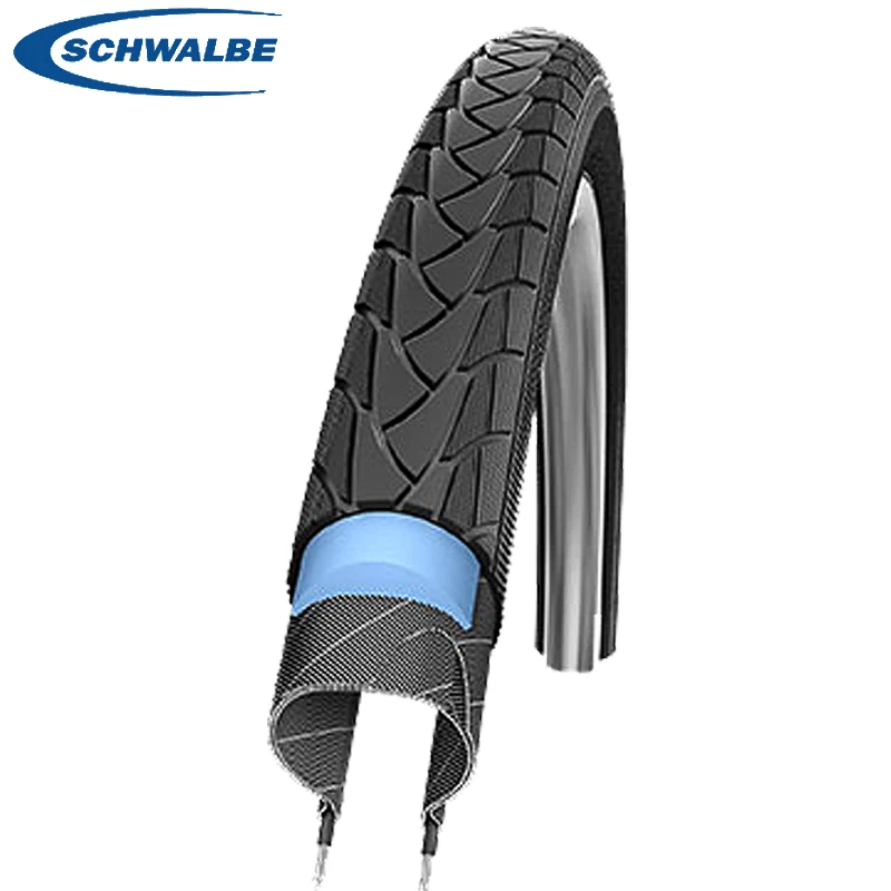 Schwalbe marathon plus 700C steel wire stab proof  tires 700*25C  28C 32C 35C 43C  Mountain Travel tire