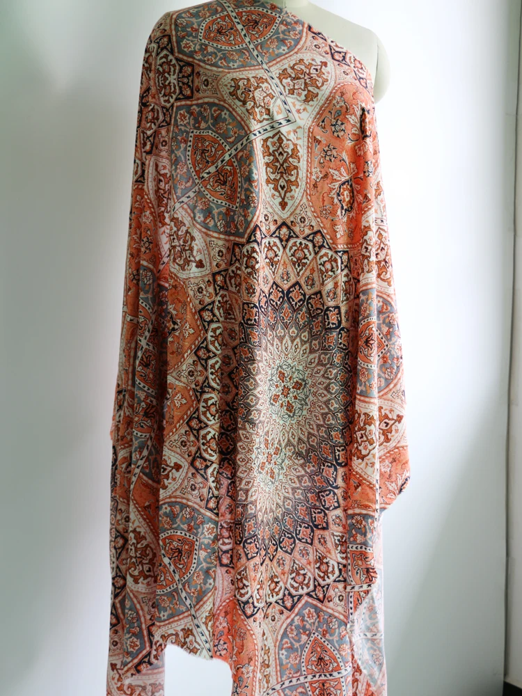 1 Meter X 1,35 Meter Hochwertiger Viskose-Stoff Rayon-Popeline Kleider- und Hemdenmaterial Großhandel – Detail 16