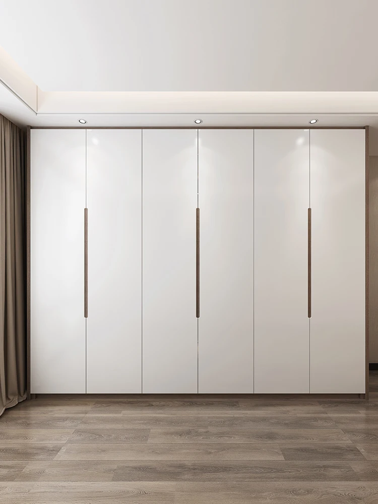 Modern minimalist integrated wardrobe custom whole house open cloakroom design custom furniture storage