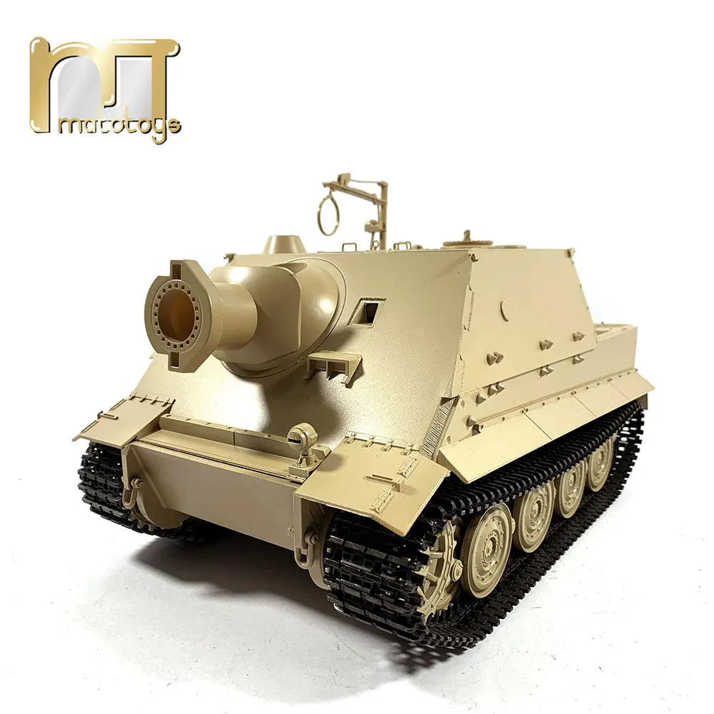 Mato 1:16 1/16 German Sturmtiger 6688 Metal Radio Control Tank Plastic Upper Hull Ready to Run Infrared RC Tank