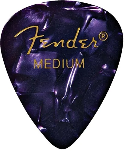 FDR 351 Shape Premium Celluloid Picks Plectra Mediators - Purple Moto, Sell by 1 Piece