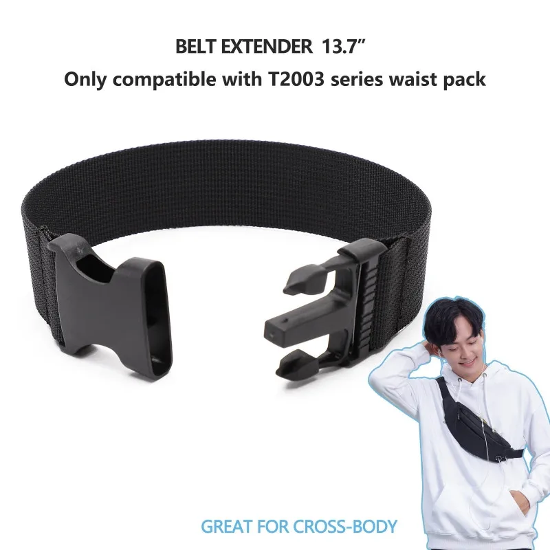 1 Pc Waist Bag Strap Portable Belt Extender for Men Women DIY Fanny Pack Strap Bum Bag Extension Belt Bag Accessories