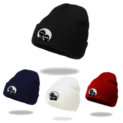 Acrylic Cold Cap Winter Autumn Style Avatar Knitting People Embroidery  Unisex Beanies Hat Women Outdoor Street Keep Warm W91