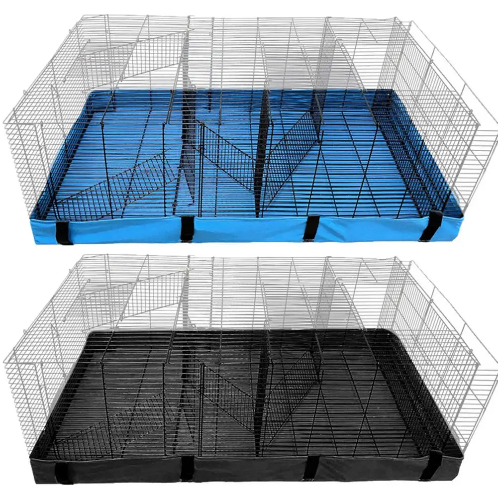 Cage Outside Liner Washable Bottom Cover Mat For Guinea Pig Cage Eating Anti-dirty Pad Waterproof Pet Detachable Dust Cover