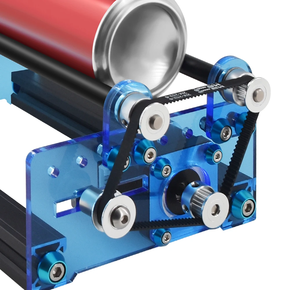 Imagem -03 - Twotrees-y-axis Rotary Módulo de Gravura do Rolo Máquina de Gravação a Laser Cilíndricos Objetos de Gravação Impressora 3d