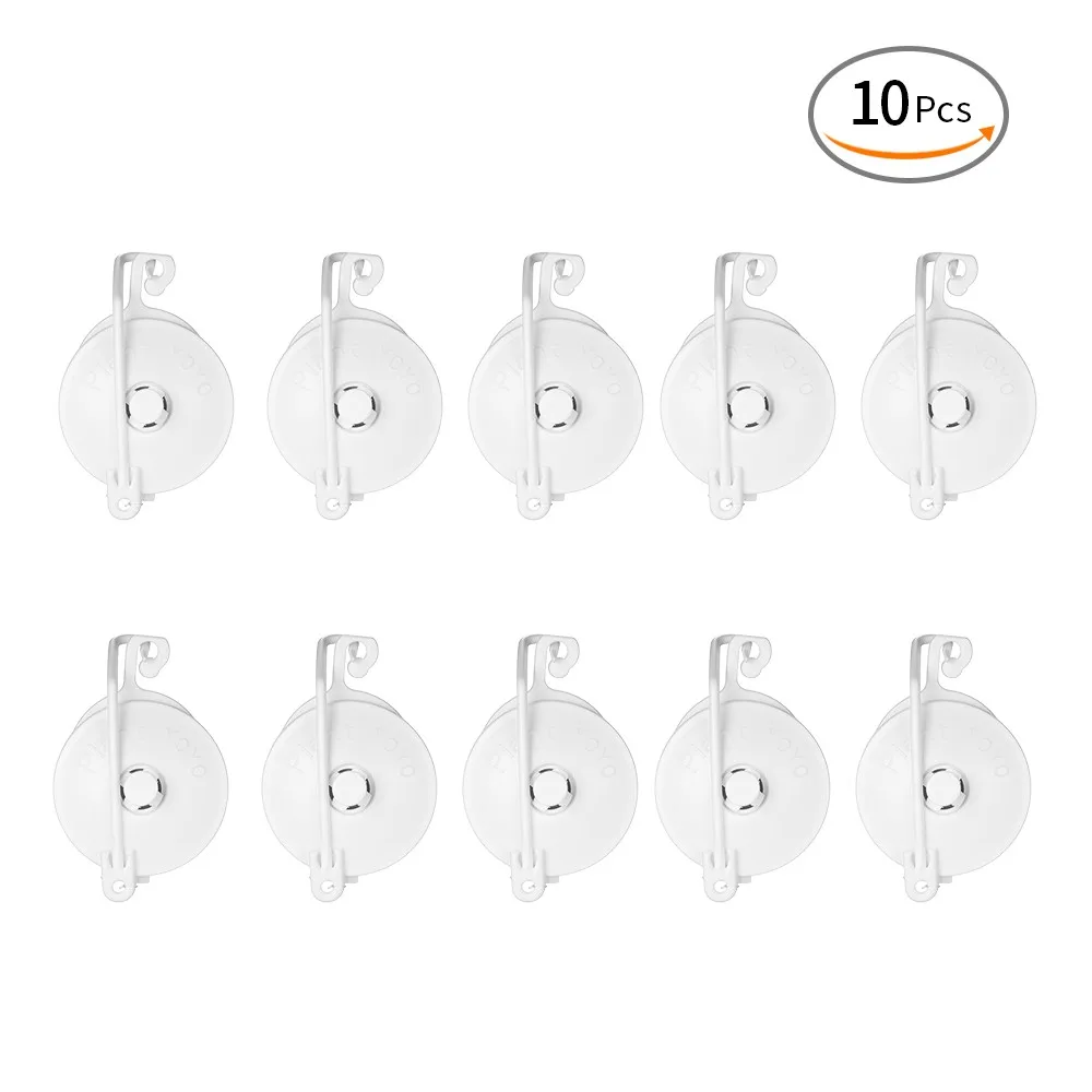 

10PCS Smart Retractable Plant with Stopper Hydroponics Grow Support Hanger for Hydroponic for Home Garden Plants Grow Drop ship