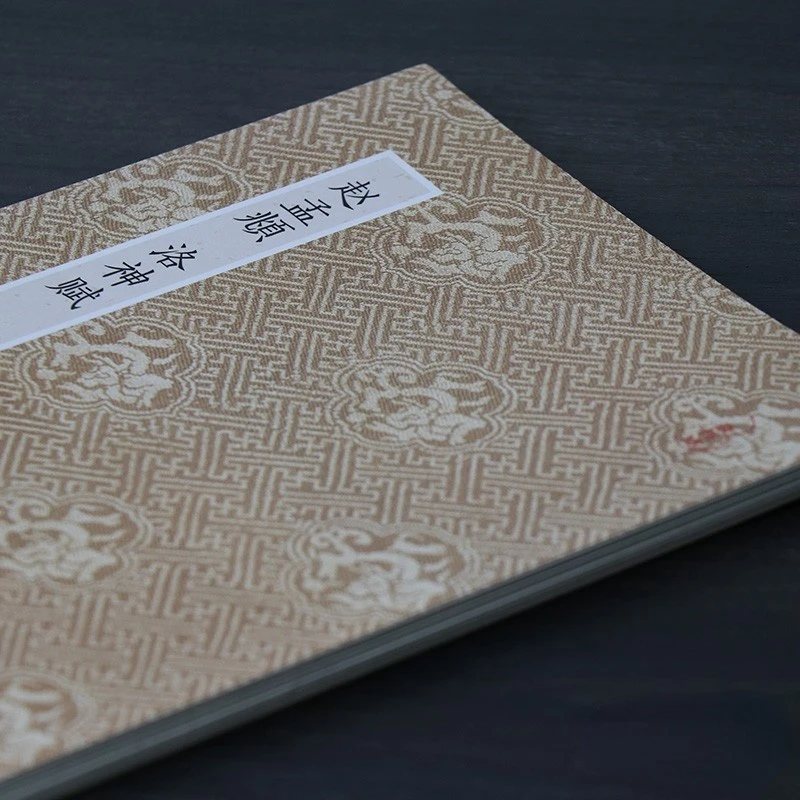 

Folded Style Zhao Mengfu Luo Shen Fu Calligraphy Copybook Chinese Classics Small Regular Script Brush Copybook Caligrafia China