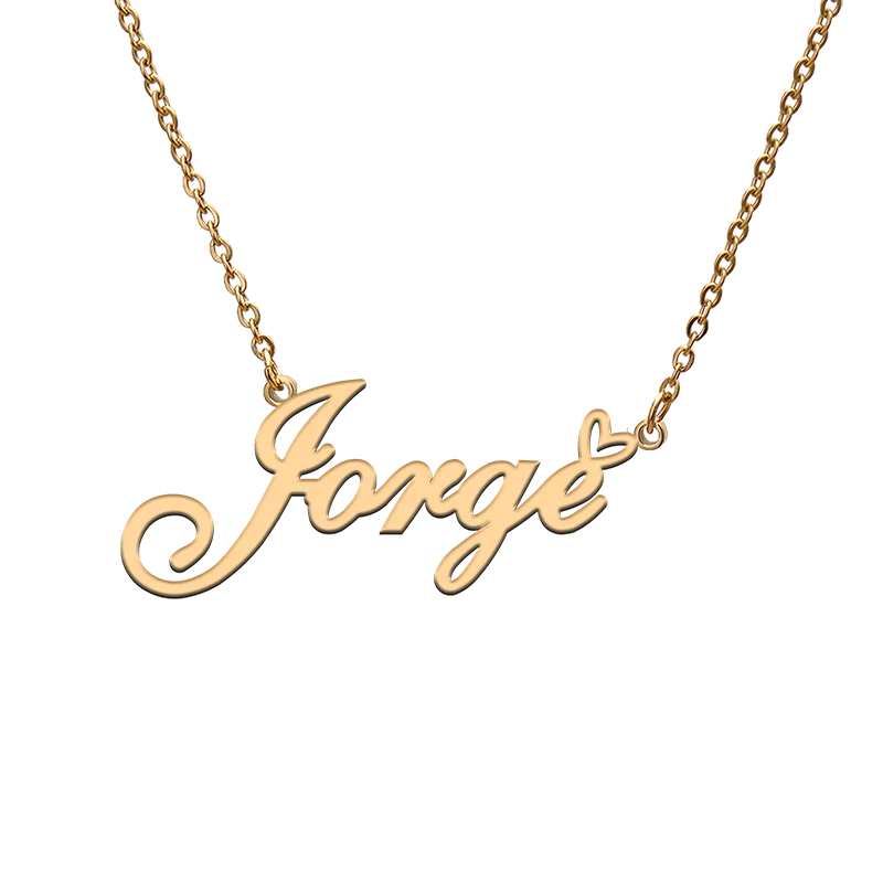

Custom Personalized Name Necklaces for JorgenBest Friends Birthday Christmas Mother Days Jewelry Gifts