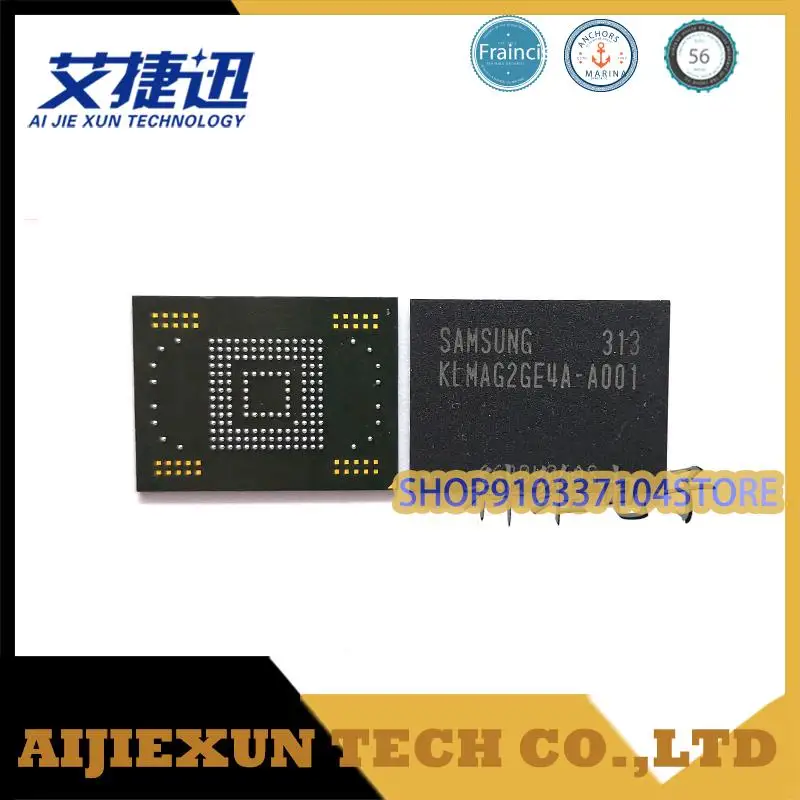 

2pcs/lot KLMAG2GE4A-A001 memory IC chips new and origianl