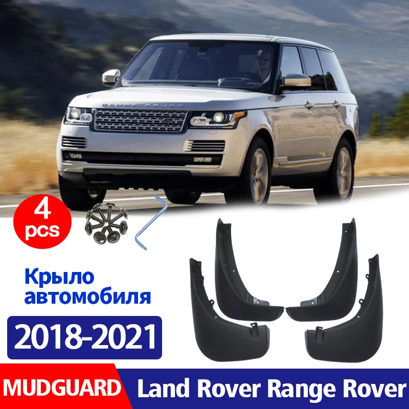 

4pcs FOR Land Rover Ranger Rover L405 2018-2022 Mudguard Fender Mud Flap Guard Splash Mudflaps Car Accessories Auto Styline