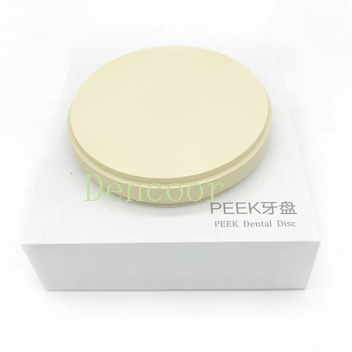 Sistema de apertura de disco Peek para dentadura, extraíble, 98mm, Color natural, para laboratorio Dental CAD / CAM