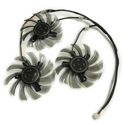 PLD08010S12H T128010SM,GTX970 GPU Cooler Fan For Gigabyte GV-R787OC-2GD GV-R787WF3 GV-R927XOC GTX 970 Windforce G1