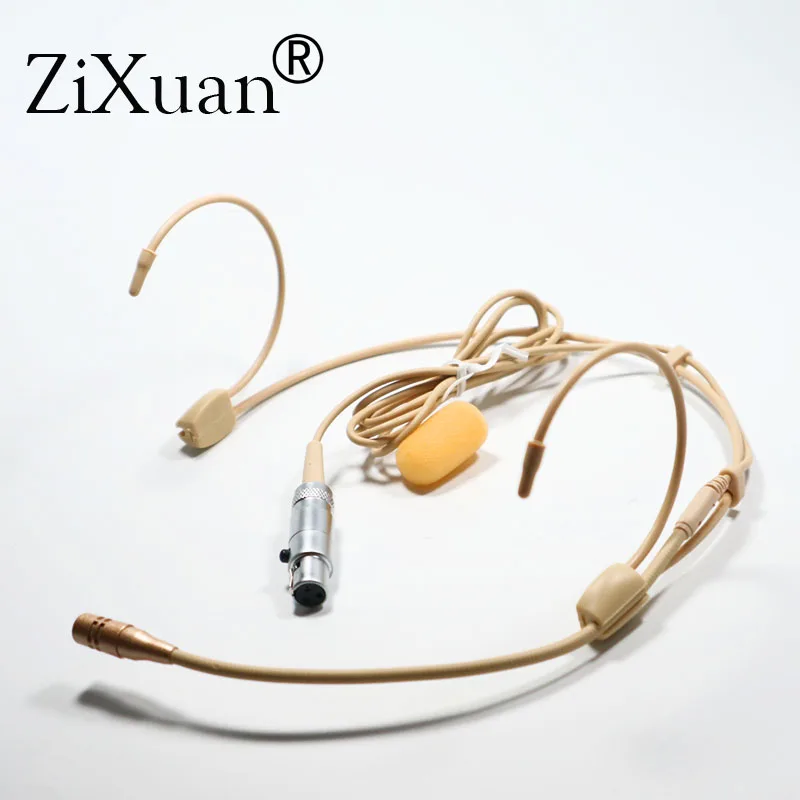 Professional Ear Hanging Headset Headworn Microphone Condenser Hypercardioid Mic for Sennheiser Shure Wireless Microphone System