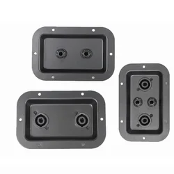 2pcs Speaker Junction Box Wiring Board Stage High Power Speaker Mounting Plate Terminal Binding Post Audio Amplifier Socket