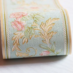 Bathroom stickers waterproof tile decoration waist line kitchen Nordic background wall border top corner self-adhesive wallpaper