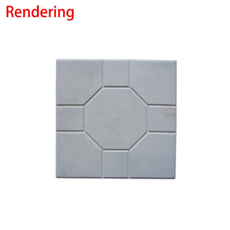 DIY Path Maker Middle Of Hole SHape Garden Path Concrete Plastic Brick Mold Paving Pavement Walkway Molds