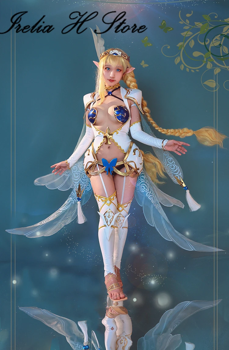 {STOCK}Irelia H Store Vertex Rinshia Lincia Cosplay Costume Sexy Costumes Elf knight Lincia Halloween Costumes women