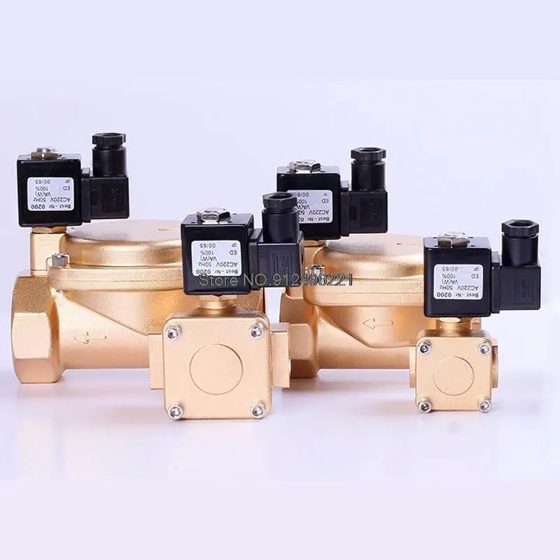 

1/4" 3/8" 1/2" 3/4" 1" 1-1/4" 1-1/2" 2" High Pressure 1.6Mpa 0927 Normally Closed Brass Solenoid Valve Pilot Solenoid Valve